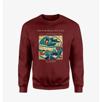 Thumbnail for VINTAGE G4439 - The Porthole Pen Pals - Designed Sweatshirts design on winered