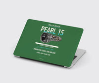 Thumbnail for PEARL 15 design on green MacBook case