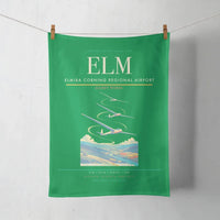 Thumbnail for Elmira Corning Regional Airport (ELM) design on green towel