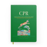 Thumbnail for Casper–Natrona County International Airport (CPR) design on green notebook