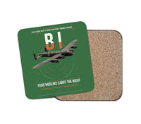 Thumbnail for Avro Lancaster B I design on green 1 piece coaster