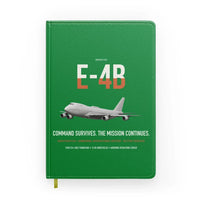 Thumbnail for E-4B Nightwatch design on green notebook