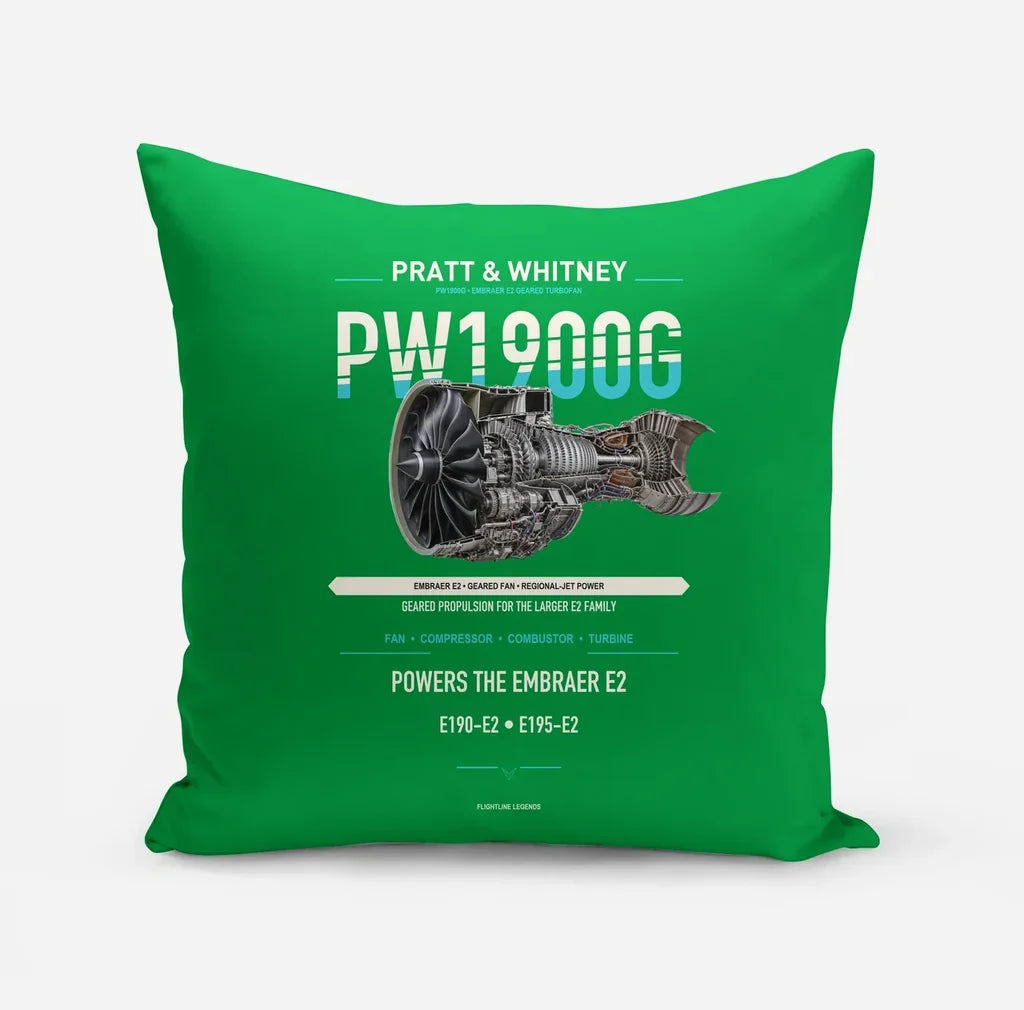 PW1900G design on green pillow