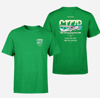 Thumbnail for Cessna 177B Cardinal design on green t-shirt, double-side print