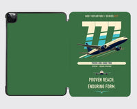Thumbnail for Boeing 777-200ER design on green ipad tablet case
