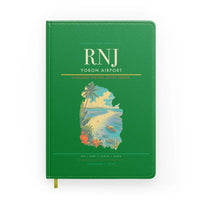 Thumbnail for Yoron Airport (RNJ) design on green notebook