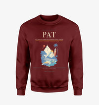 Thumbnail for Jay Prakash Narayan International Airport (PAT) design on wine red sweatshirt