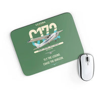 Thumbnail for Cessna 172 Skyhawk design on green rectangle mouse pad