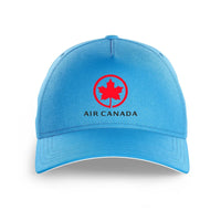 Thumbnail for Air Canada logo printed on light blue cap