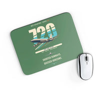 Thumbnail for Boeing 720B design on green rectangle mouse pad