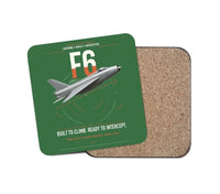 Thumbnail for English Electric Lightning F6 design on green 1 piece coaster