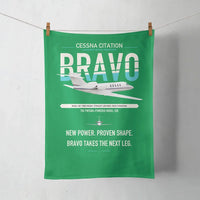 Thumbnail for Cessna Citation Bravo design on green towel