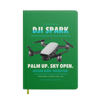 Thumbnail for DJI Spark design on green notebook
