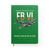 Thumbnail for de Havilland Mosquito FB VI design on green notebook