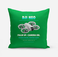 Thumbnail for DJI Neo design on green pillow