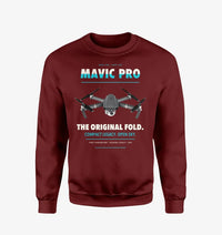 Thumbnail for DJI Mavic Pro design on wine red sweatshirt