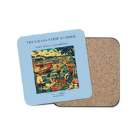 Thumbnail for The Grass Strip Summer - Designed Coasters design on light blue 1-piece