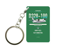 Thumbnail for D328-100 Key Chain design on green key chain