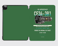 Thumbnail for CF34-3B1 design on green ipad tablet case