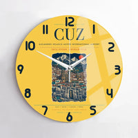 Thumbnail for Alejandro Velasco Astete International Airport CUZ Wall-Clock No-Frame - Yellow