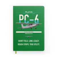 Thumbnail for Pilatus PC-6 Porter design on green notebook
