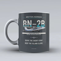 Thumbnail for BN-2B-26 Islander Mug design on gray britten norman