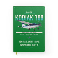 Thumbnail for Daher Kodiak 100 Series III design on green notebook