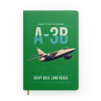 Thumbnail for A-3B Skywarrior design on green notebook