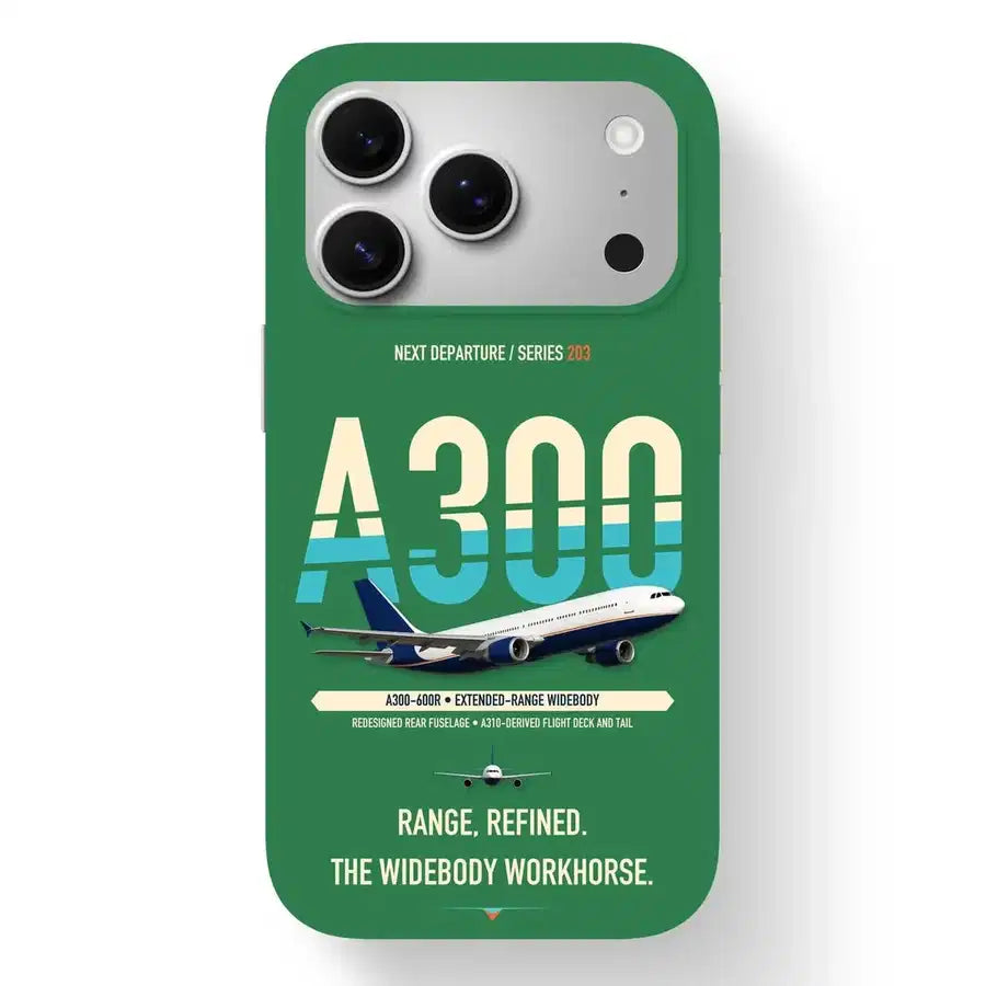 Airbus A300-600R Case design on green iphone case