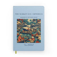 Thumbnail for VINTAGE G4404 - The Market Day Amphibian - Designed Notebooks design on lightblue