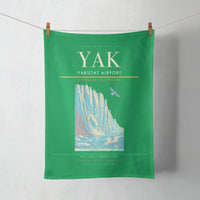 Thumbnail for Yakutat Airport (YAK) design on green towel