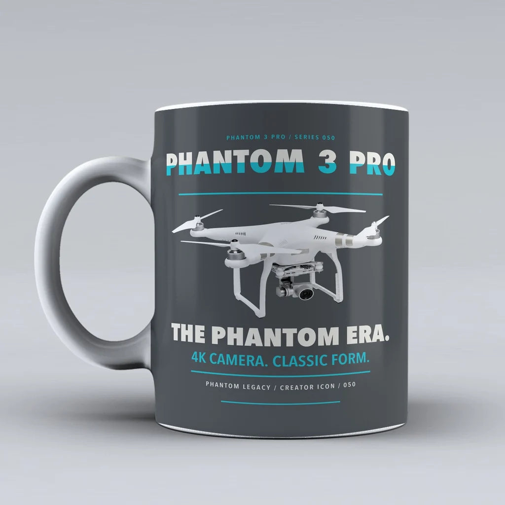 Phantom 3 Professional Mug design on gray dji