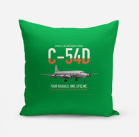 Thumbnail for C-54D Skymaster design on green pillow