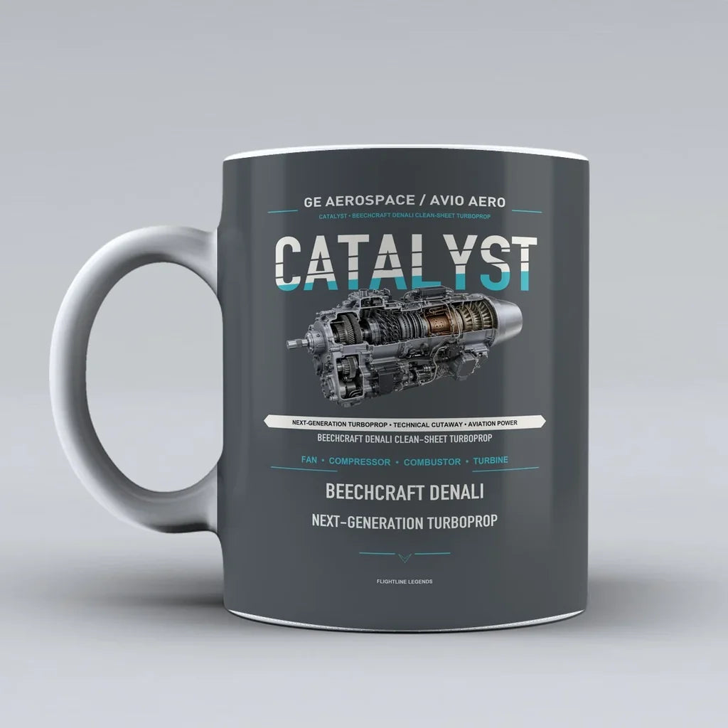 Mug design on gray catalyst
