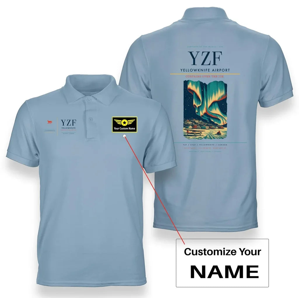 Yellowknife Airport YZF Light Blue+Name