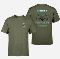 Thumbnail for BRINC LEMUR 2 design on green army t shirt
