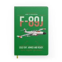 Thumbnail for F-89J Scorpion design on green notebook