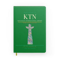 Thumbnail for Ketchikan International Airport (KTN) design on green notebook
