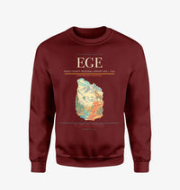 Thumbnail for Eagle County Regional Airport (EGE) design on wine red sweatshirt
