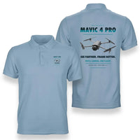 Thumbnail for DJI Mavic 4 Pro design on light blue polo