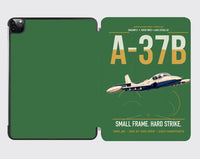 Thumbnail for A-37B Dragonfly design on green ipad tablet case