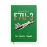 Thumbnail for F7U-3 Cutlass design on green notebook