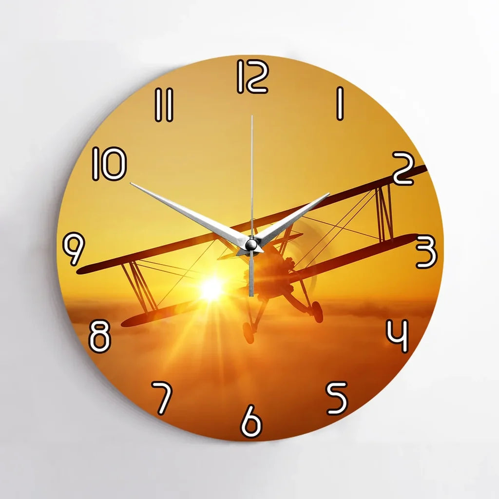 Flying is an Adventure Wall Clock - view 2