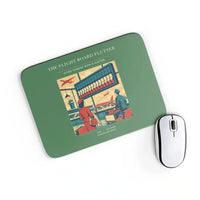 Thumbnail for VINTAGE G4302 - The Flight Board Flutter - Designed Mouse Pads design on green rectangle