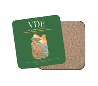 Thumbnail for El Hierro Airport (VDE) design on green 1 piece coaster