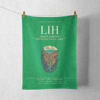 Thumbnail for Līhuʻe Airport (LIH) design on green towel