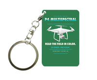 Thumbnail for DJI P4 Multispectral Key Chain design on green key chain