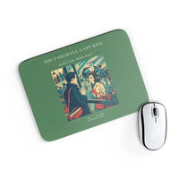 Thumbnail for VINTAGE G4380 - The Farewell Gate Kiss - Designed Mouse Pads design on green rectangle