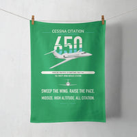 Thumbnail for Cessna Citation 650 - Citation III design on green towel