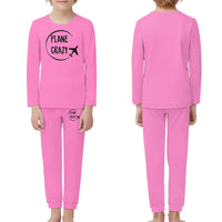 Thumbnail for Plane Crazy children pajamas - Pink